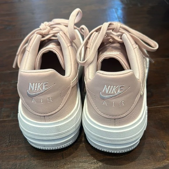 Nike Women's Pink Air Force 1 Sneakers - Picture 3 of 4
